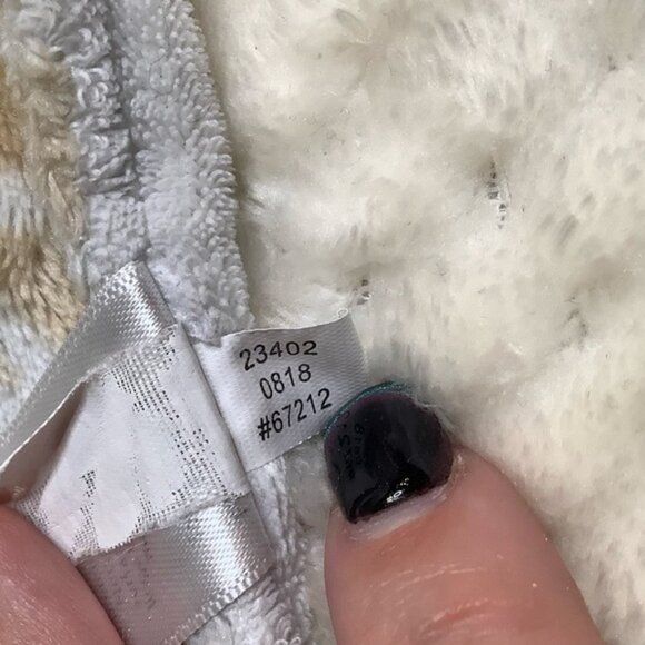 Carters Giraffe Lovey Security Blanket With Pacifier Holder - Picture 6 of 10